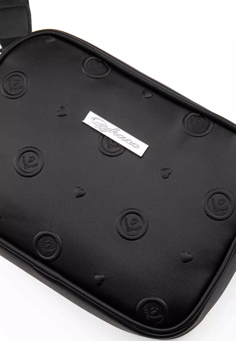 GYKACO MIURI Black - Tas Wanita Sling Bag - Fashion Top Handle Bag (Import)