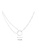 ZITIQUE silver Women's Geometrical Ring Unsymmetrical Necklace - Silver 75751AC96D11E6GS_5