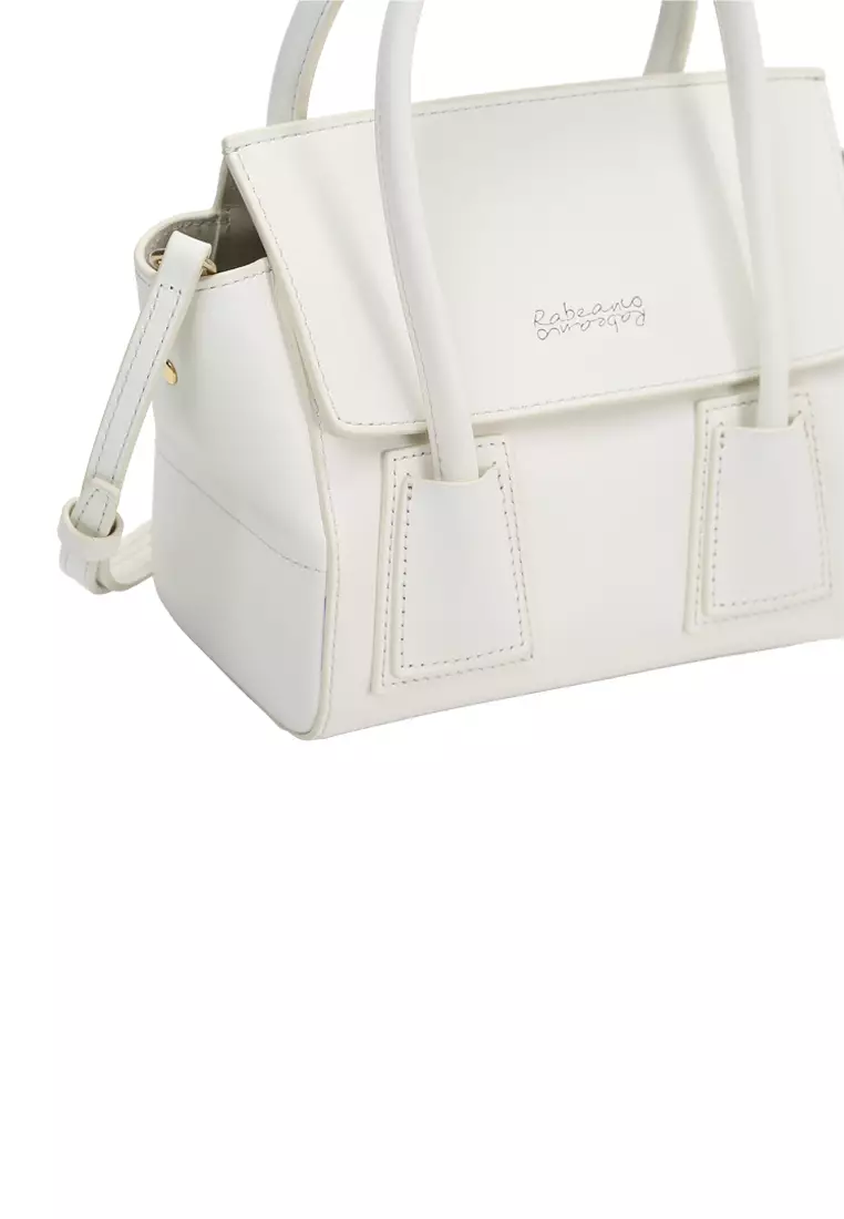 UNNI Mini Top Handle Bag - White
