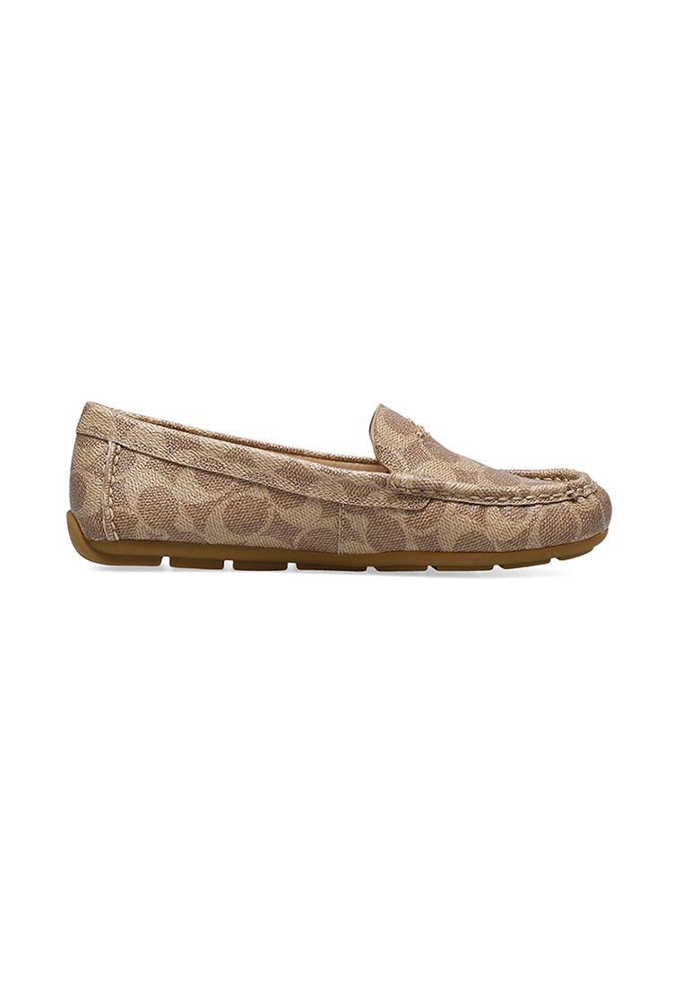 Coach counter women's leather Lefu shoes, bean shoes and lazy shoes