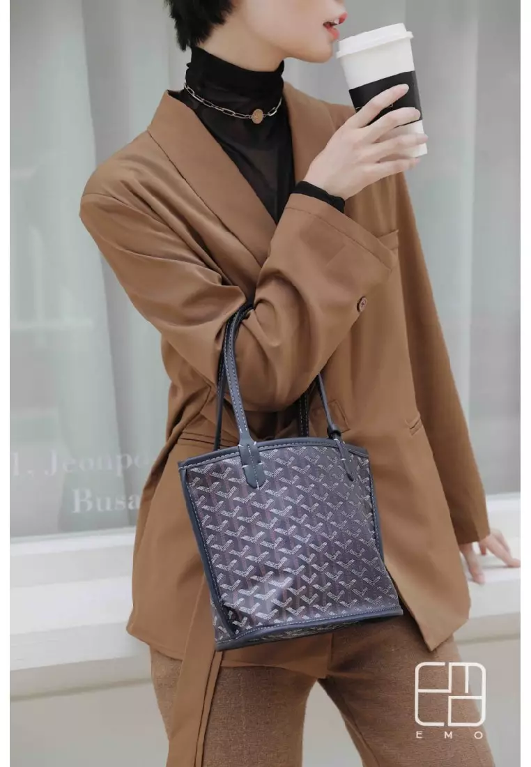 傳統狗牙單肩袋 (小) - 深藍 附送兩個小袋 (內附隨機色小馬贈品)