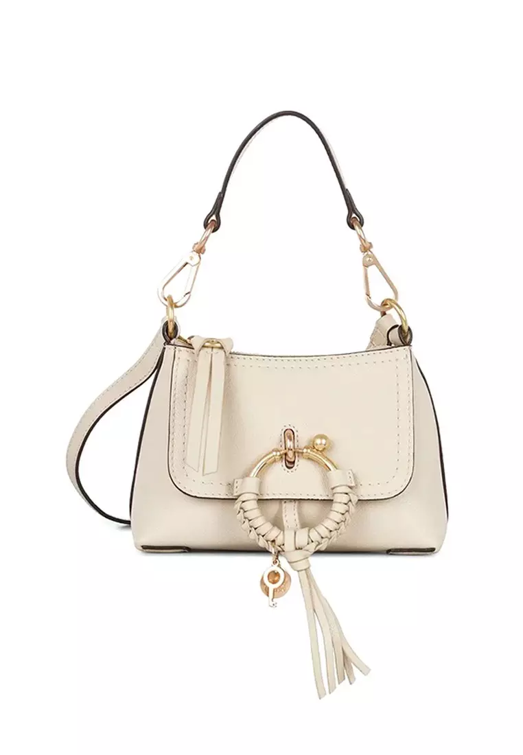 Buy See by Chloe See By Chloe Mini Joan Crossbody Bag in Cement Beige