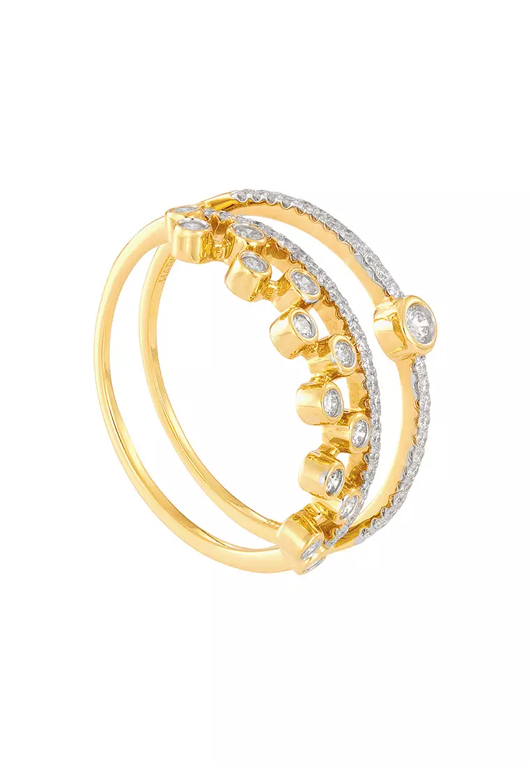HABIB Diamond Ring in 375/9K Yellow Gold 271021124