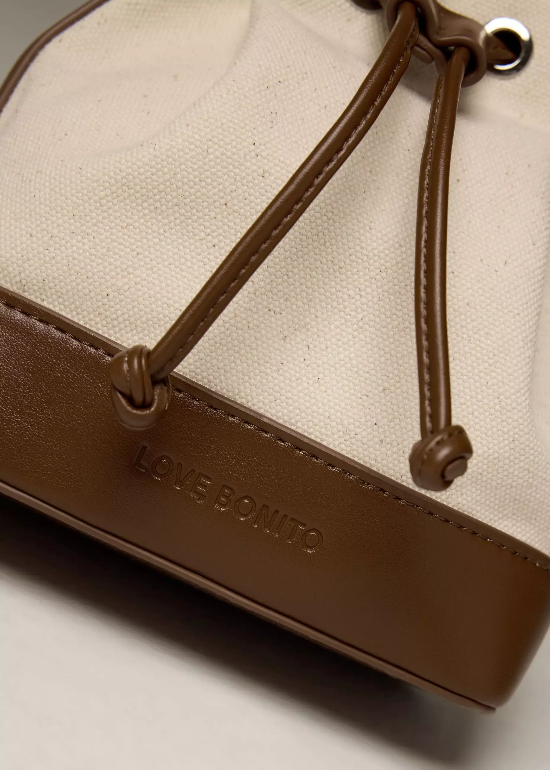 Tas Wanita - Convertible Canvas Bucket Bag