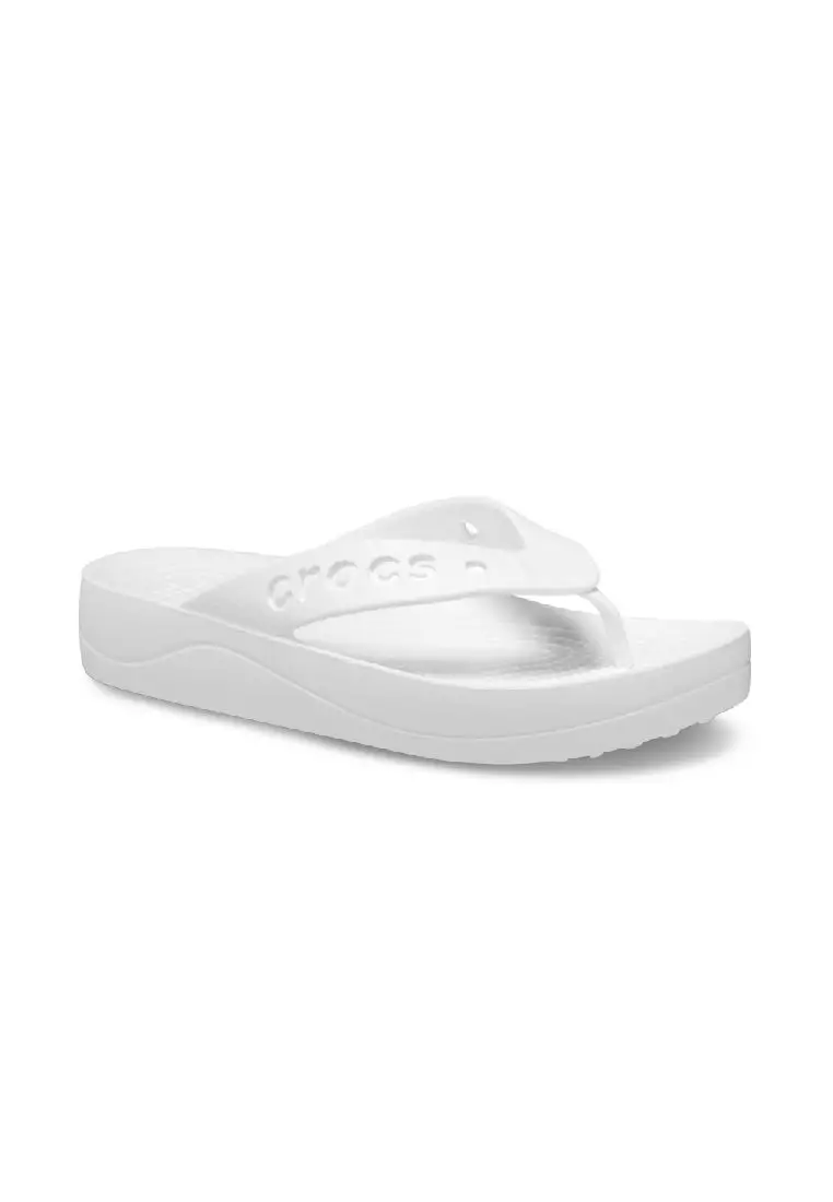 Discount on Crocs  shoes - SKU: Women's Baya Platform Flip In White