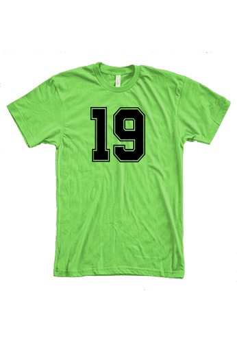 MRL Prints green Number Shirt 19 T-Shirt Customized Jersey B114DAADADBFADGS_1