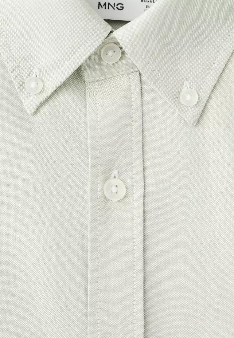100% Cotton Regular Fit Lightweight Oxford Shirt