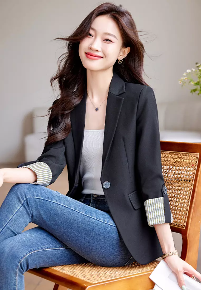 Single Button (Roll Up Sleeve)