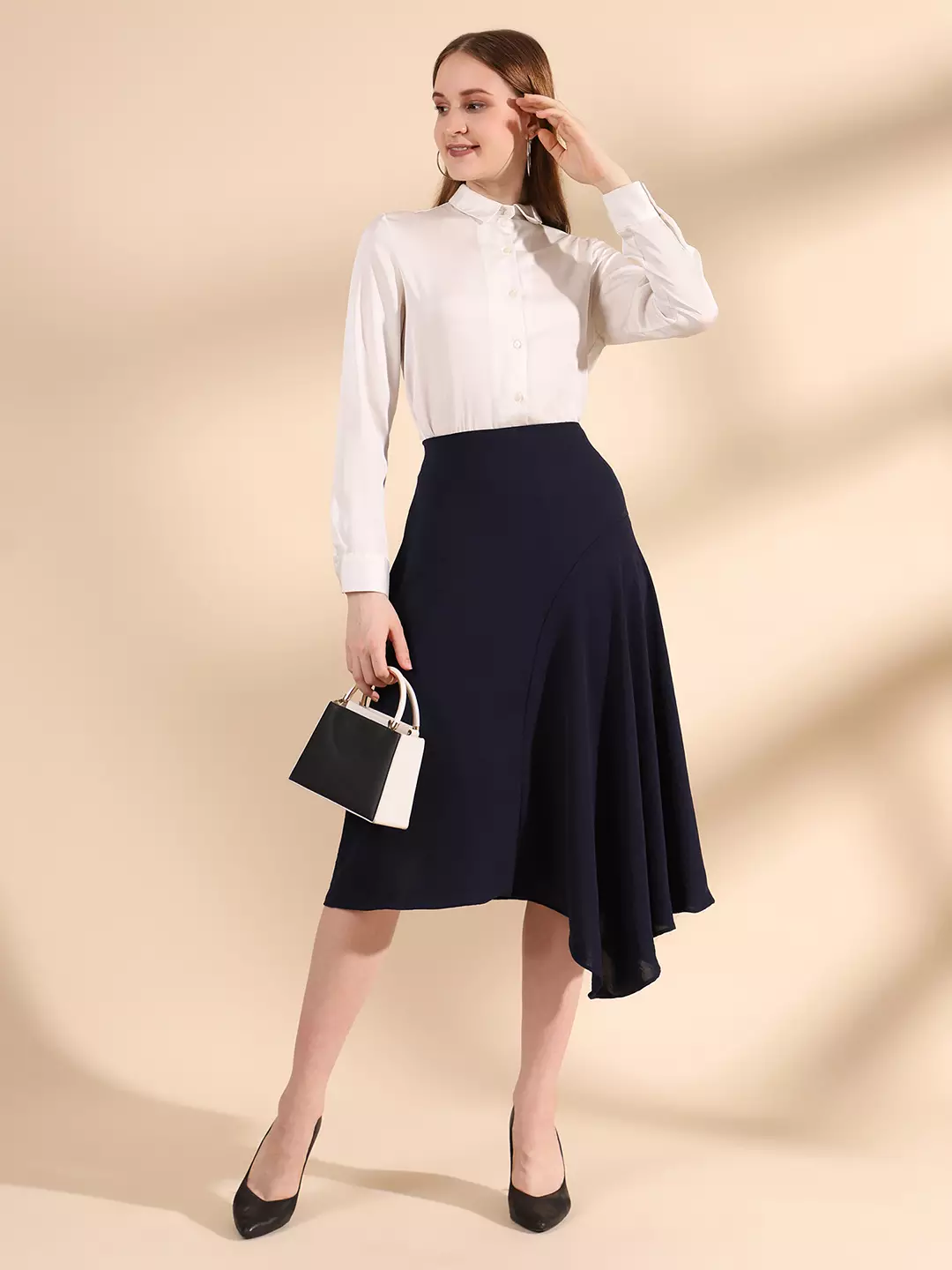 Chanira Jovie Skirt-Navy