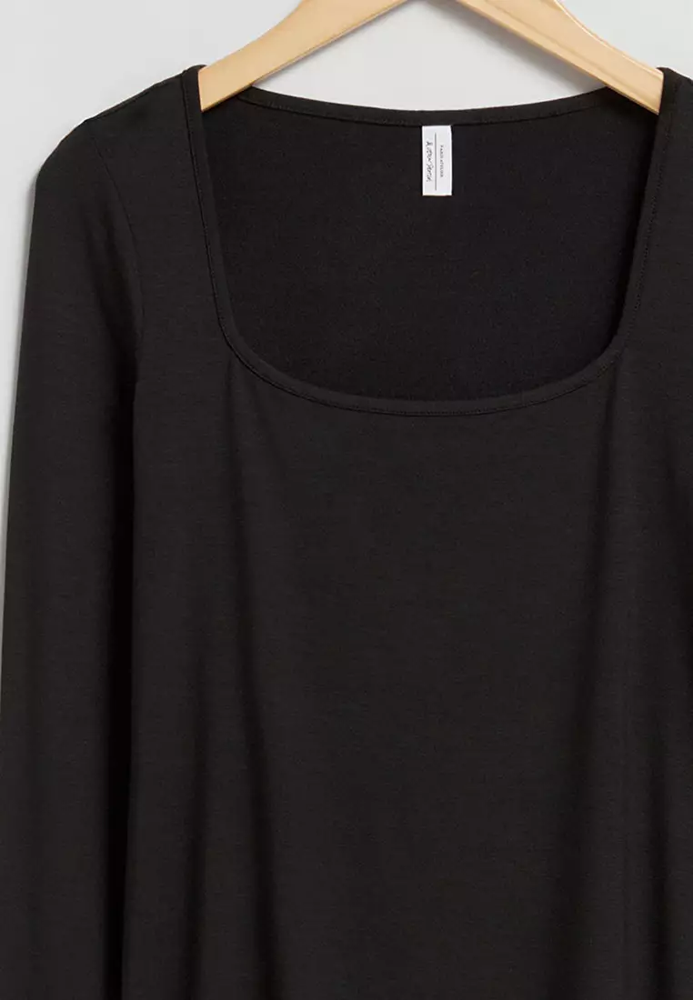 Square-Neck Top