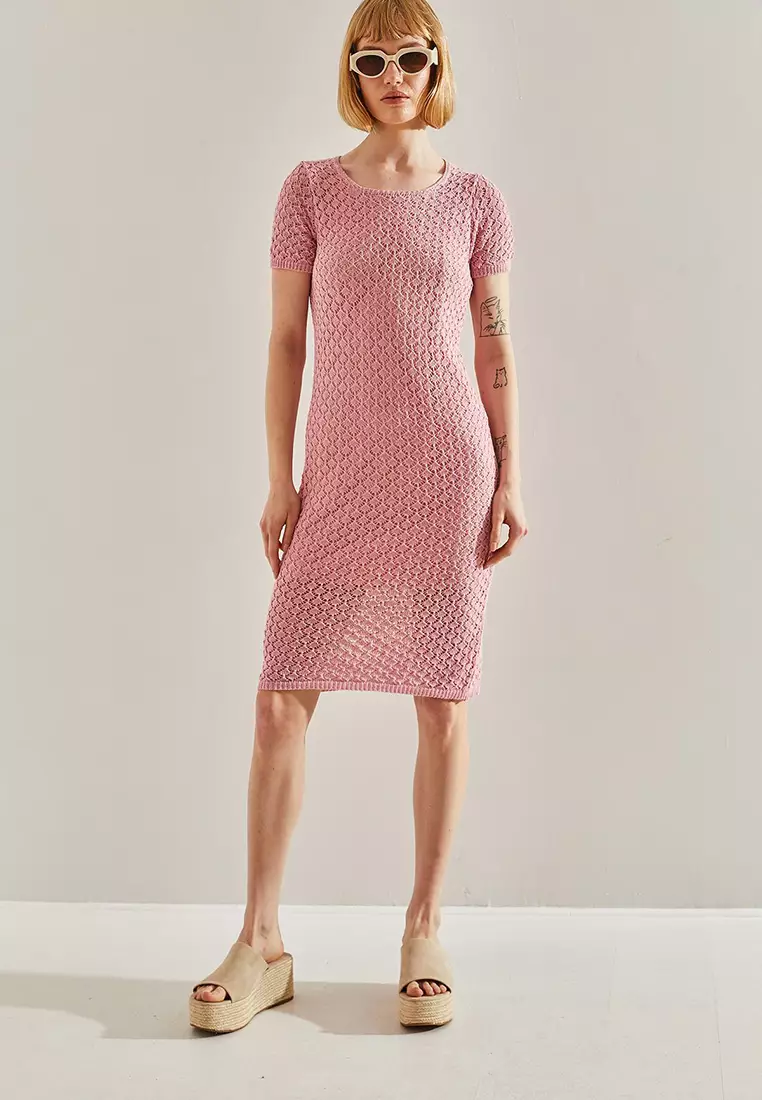 Women's Openwork Lined Dress