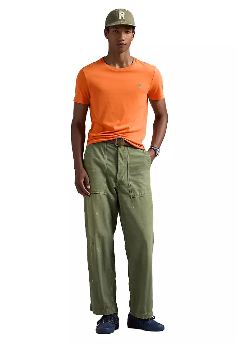 Custom Slim Fit Jersey Crewneck T-Shirt