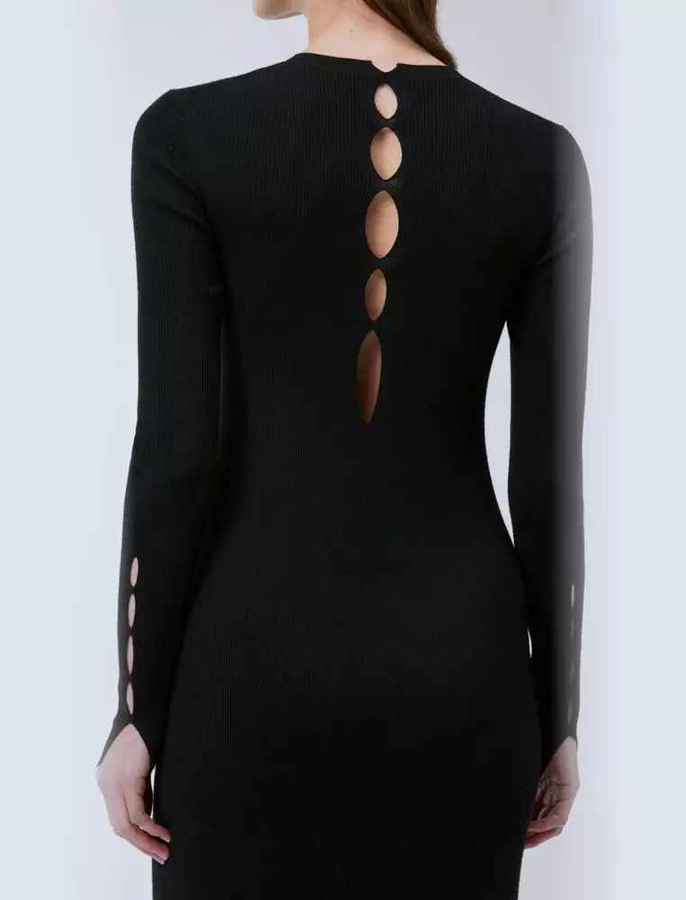 长袖毛衫连衣裙