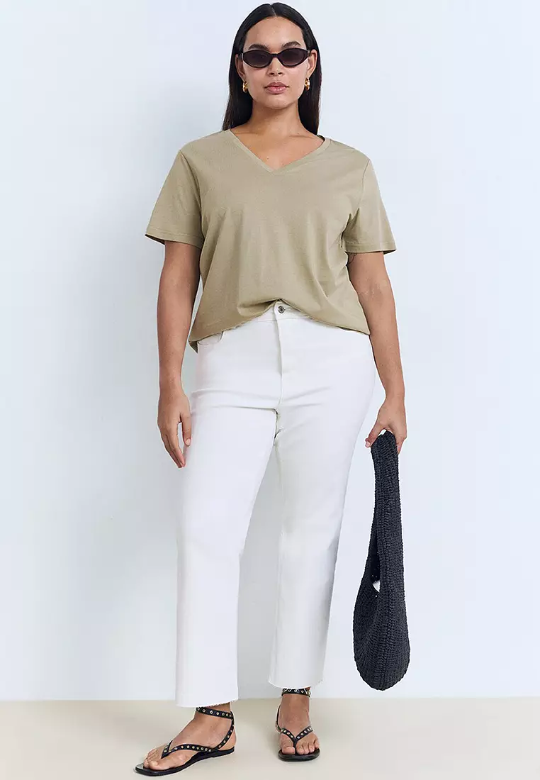 V-Neck Cotton T-Shirt