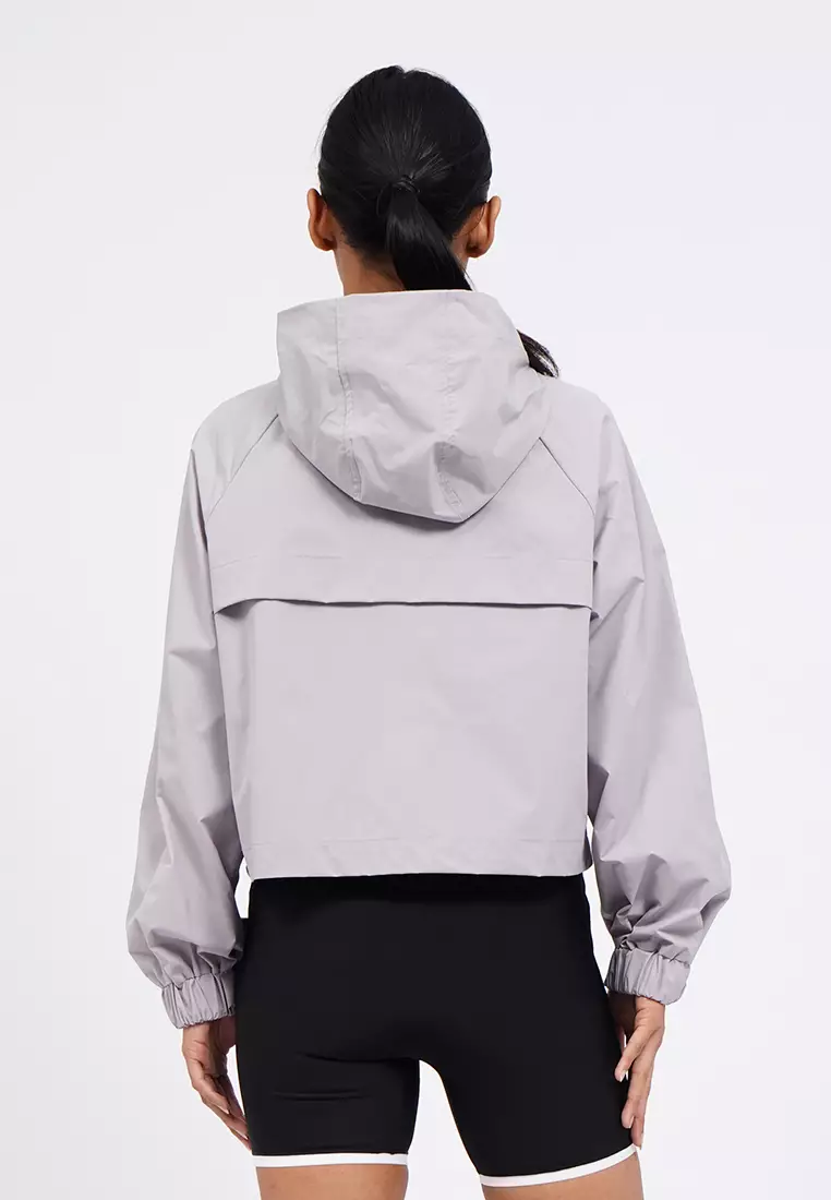Hooded Active Crop Jacket