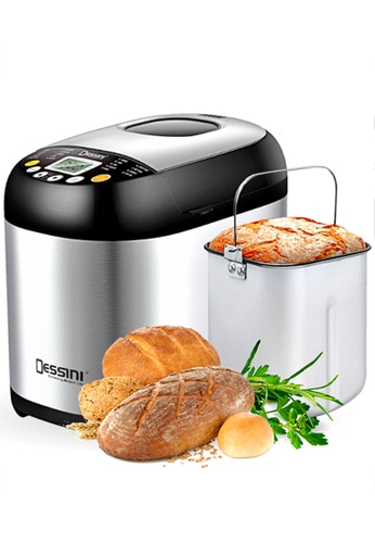 DESSINI DESSINI ITALY 19-In-1 Programmes 1KG LCD Automatic Bread Maker Stainless Steel Toaster Knead Dough Baking Machine Roti AF7E1ES982B4F0GS_1