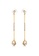 Bullion Gold gold BULLION GOLD Endearing Cherry Drop Earrings-Gold/Clear 9E598AC1E82EEBGS_1
