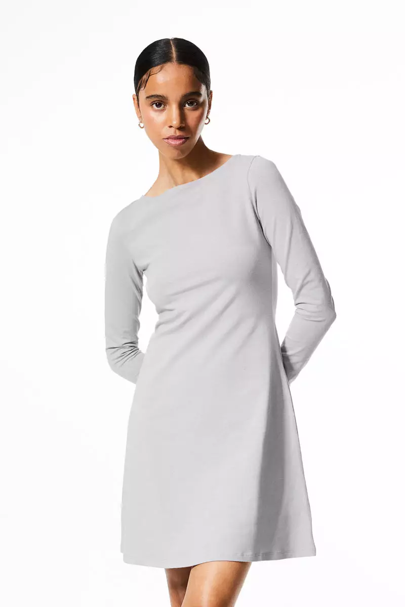Buy H&M Flared-skirt jersey dress 2026 Online | ZALORA Philippines