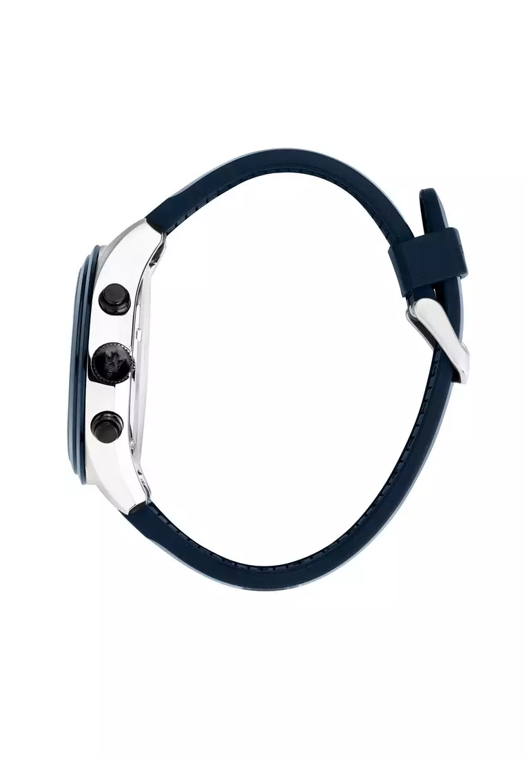 【2 Years Warranty】Maserati Traguardo 45mm Men's Quartz Watch R8871612046