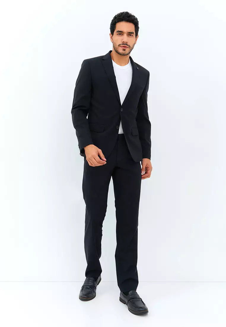 Jobb Springside-T2 Blazer Pria Slim Fit Navy