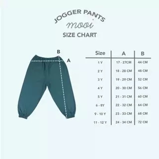 Mooi Celana Jogger Pants Anak V.1 - Maroon
