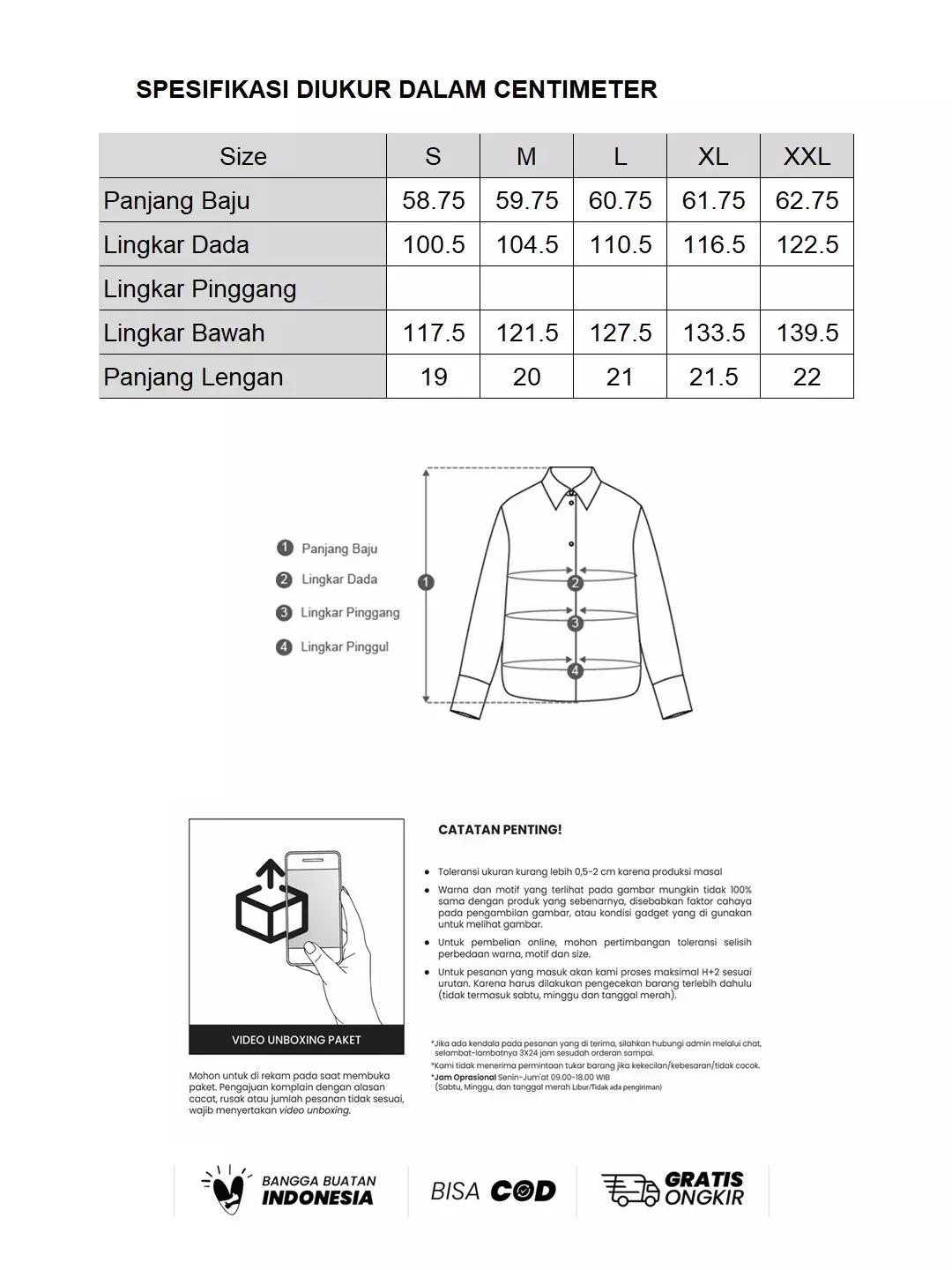 Minimal - Rumi - Blouse Batik Parang - Blue Colour Blue