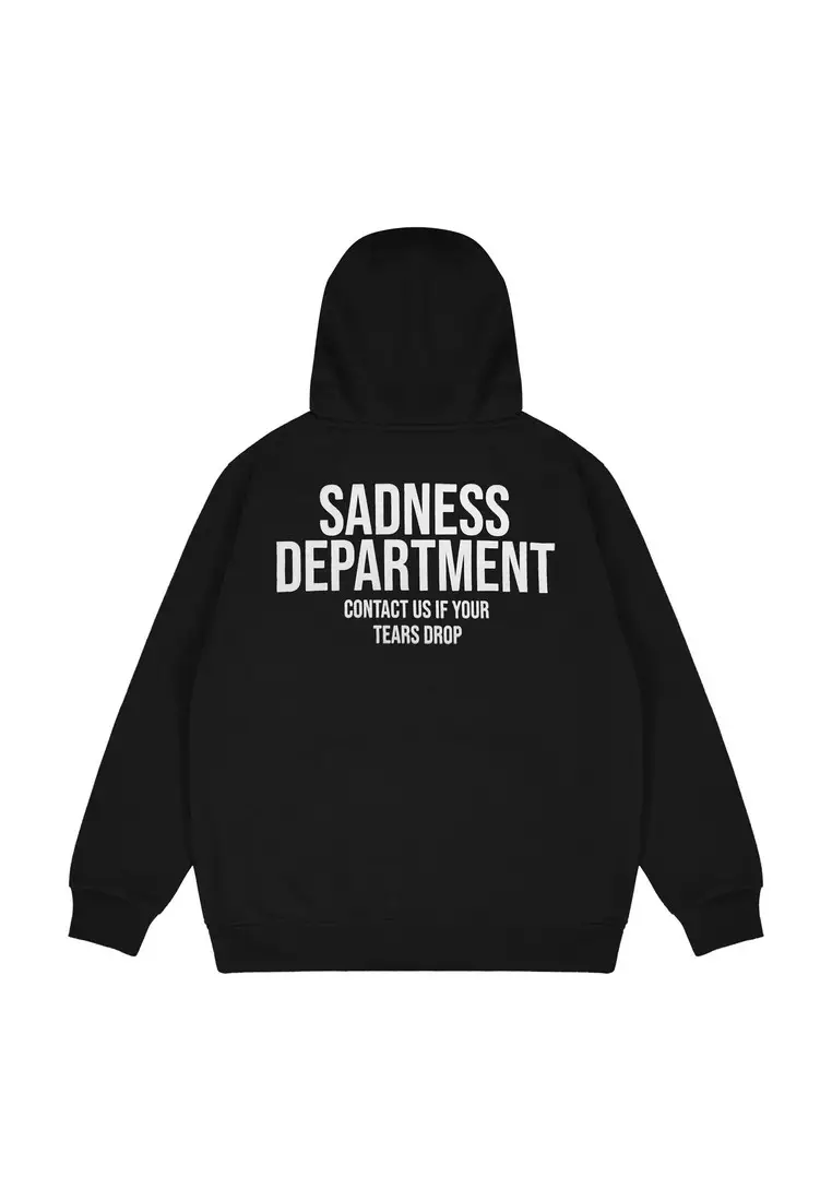 Moutley Men's Jacket Basic Hoodie Sweatshirt Regular Fit Fleece Sadness 071224