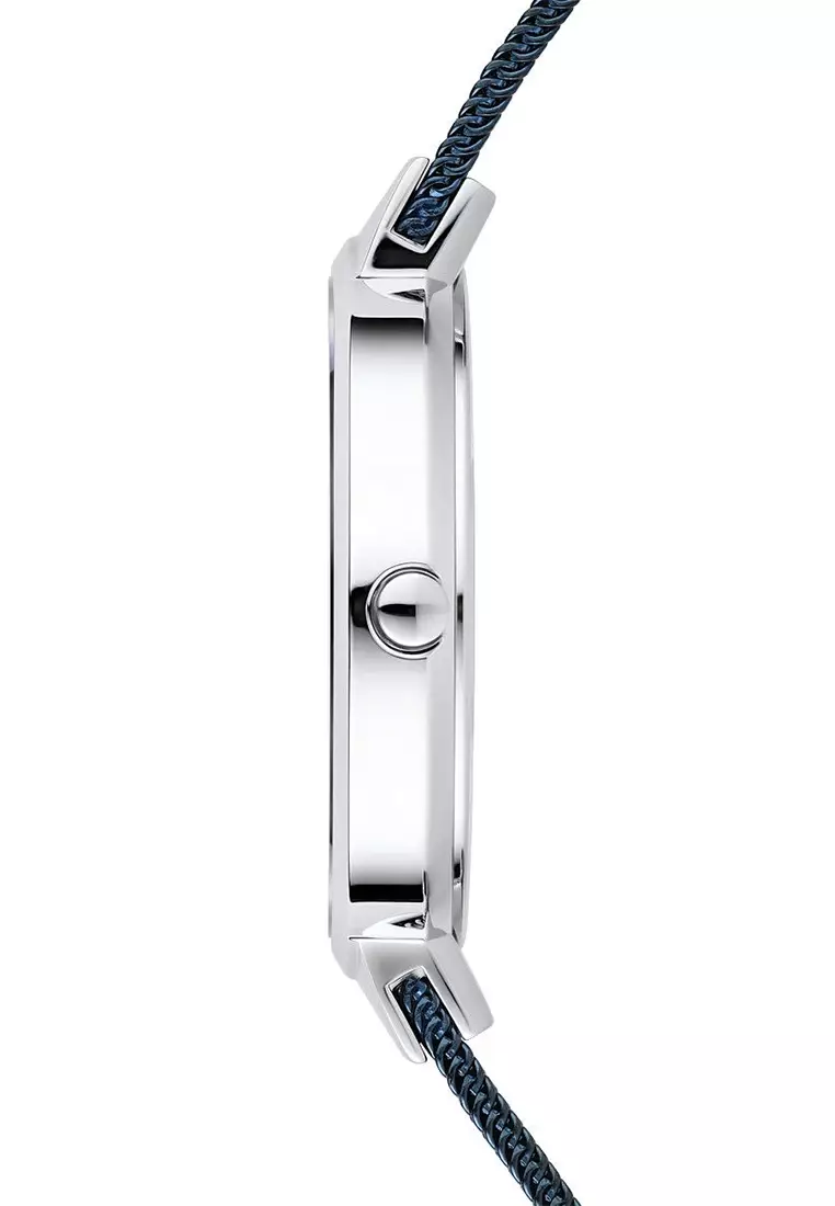 Women's Blue Steel Mesh Bracelet and Blue Dial Quartz Watch - 14531-307