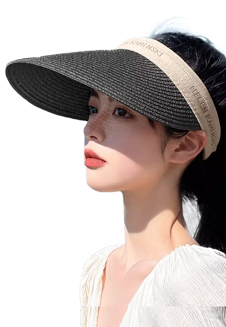 Versatile Sunscreen Sunshade Straw Hat A22062401BKBE