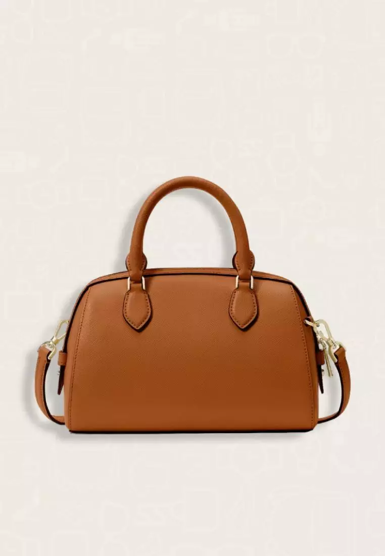 Kate Spade Madison Saffiano Leather Duffle Crossbody Cavern Clay