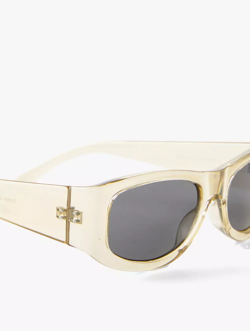 Cotton On - SUNGLASSES - Tactical Sunglasses - BUTTER CRYSTAL/SMOKE