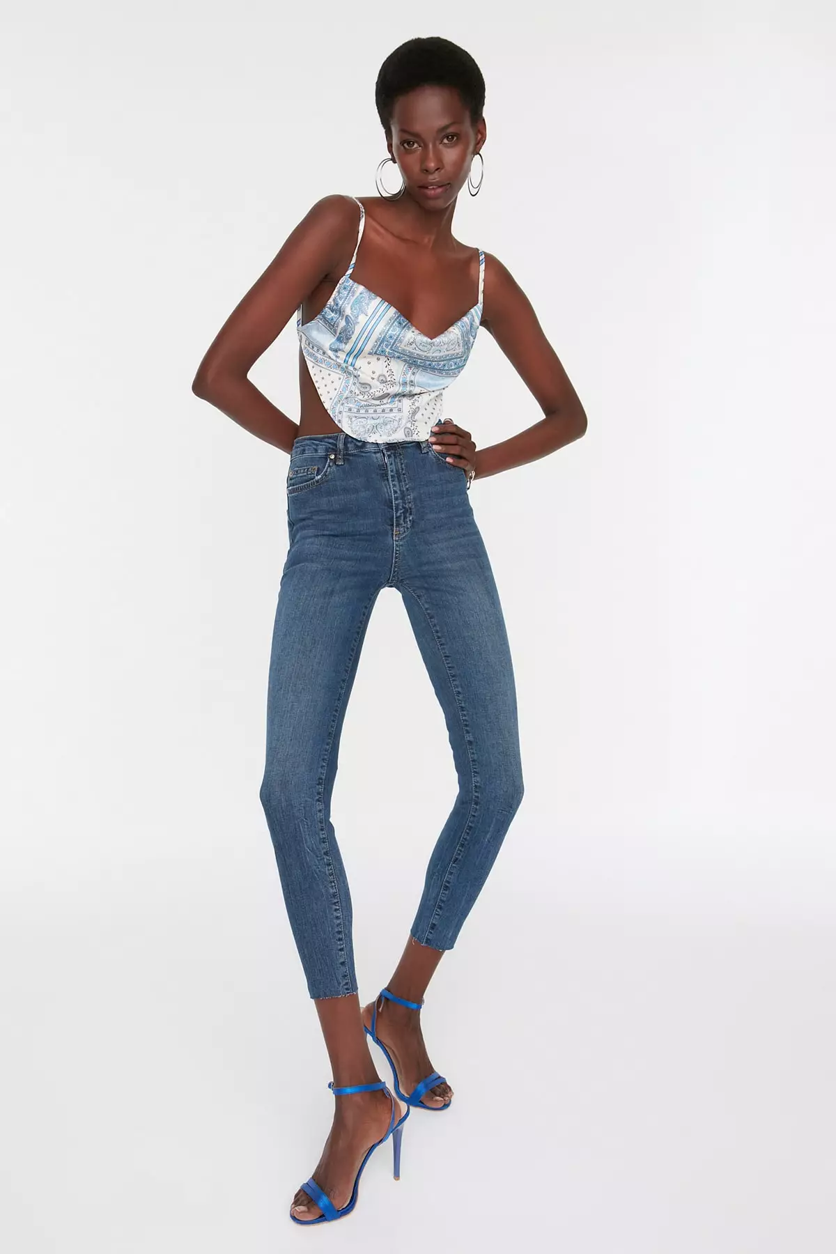 Cut off new arrivals skinny jeans