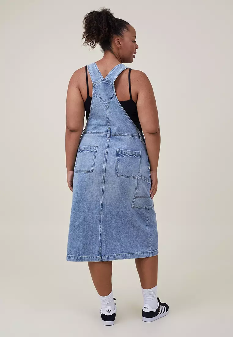 Buy Cotton On Denim Pinafore Midi Dress 2024 Online