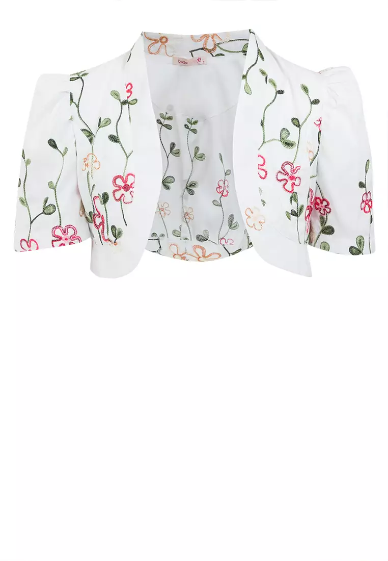 Azali Butterfly Sleeves Filipiniana Bolero