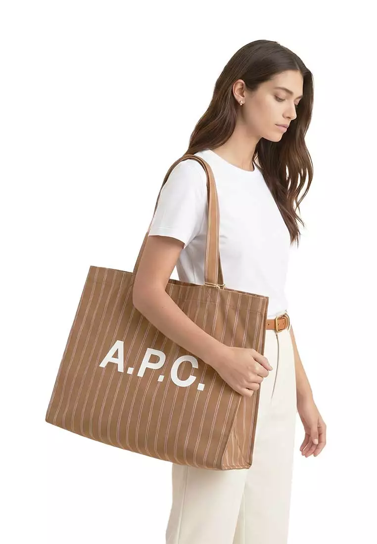 Buy A.p.c. A.P.C. Diane Unisex Shopping Tote Bag Beige COHLLJ