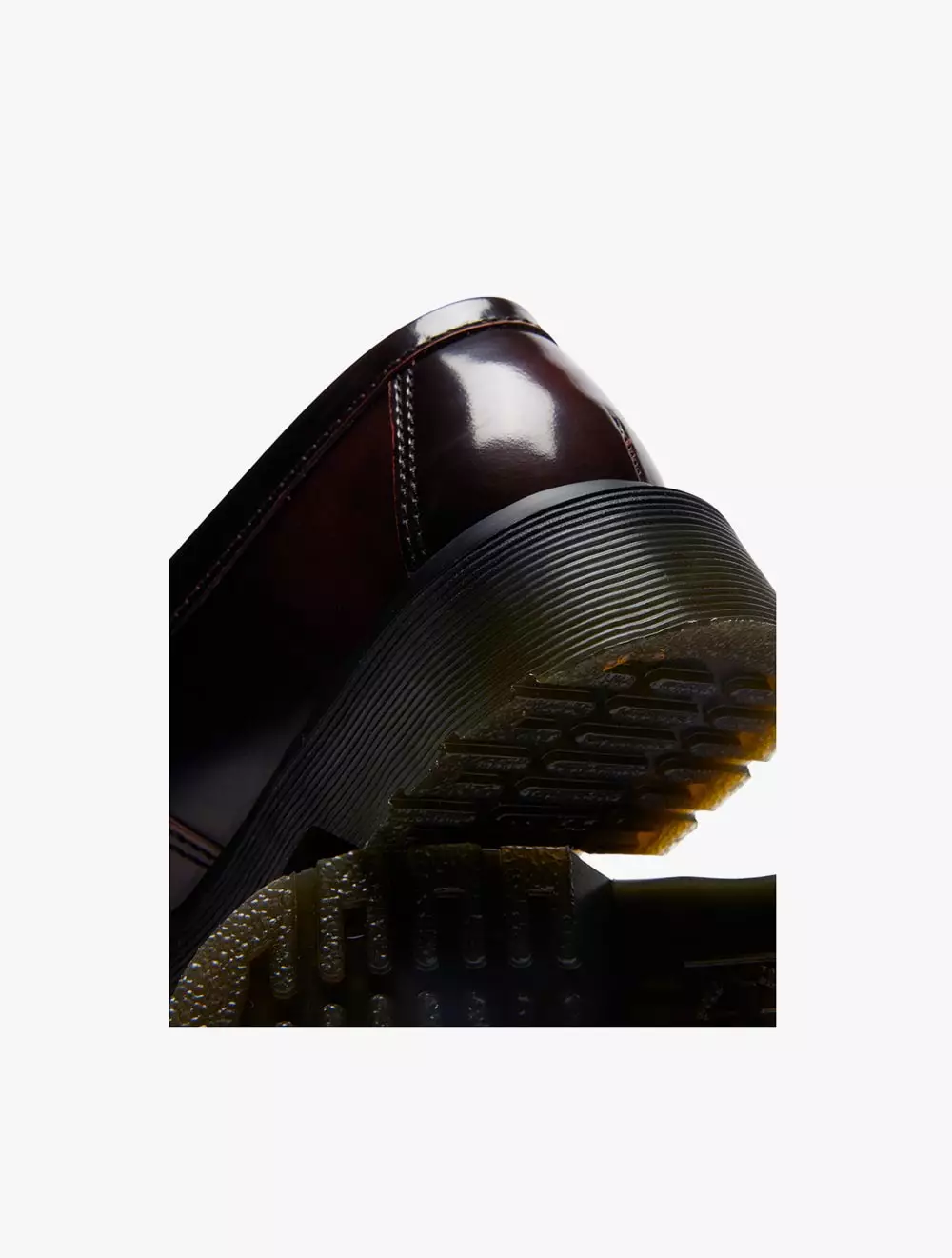 Dr. Martens Penton Heart Loafer Cherry Red White Arcadia Smooth