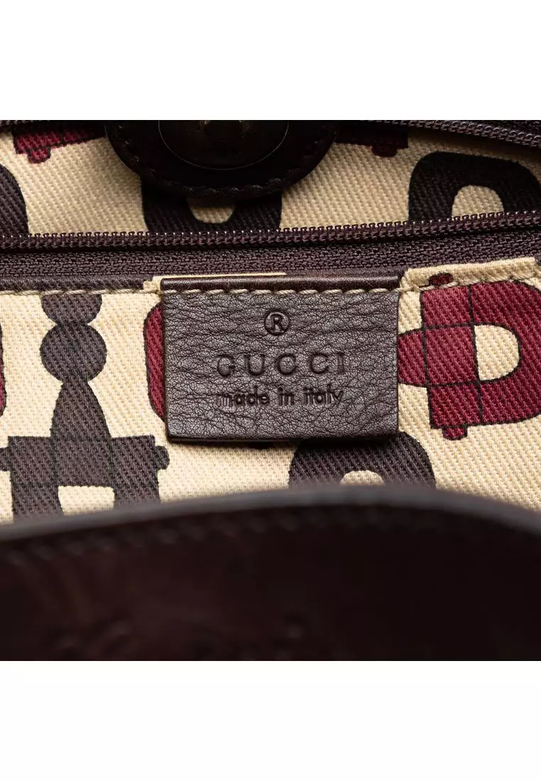 Pre-Loved Gucci Guccissima Abbey D Ring Tote