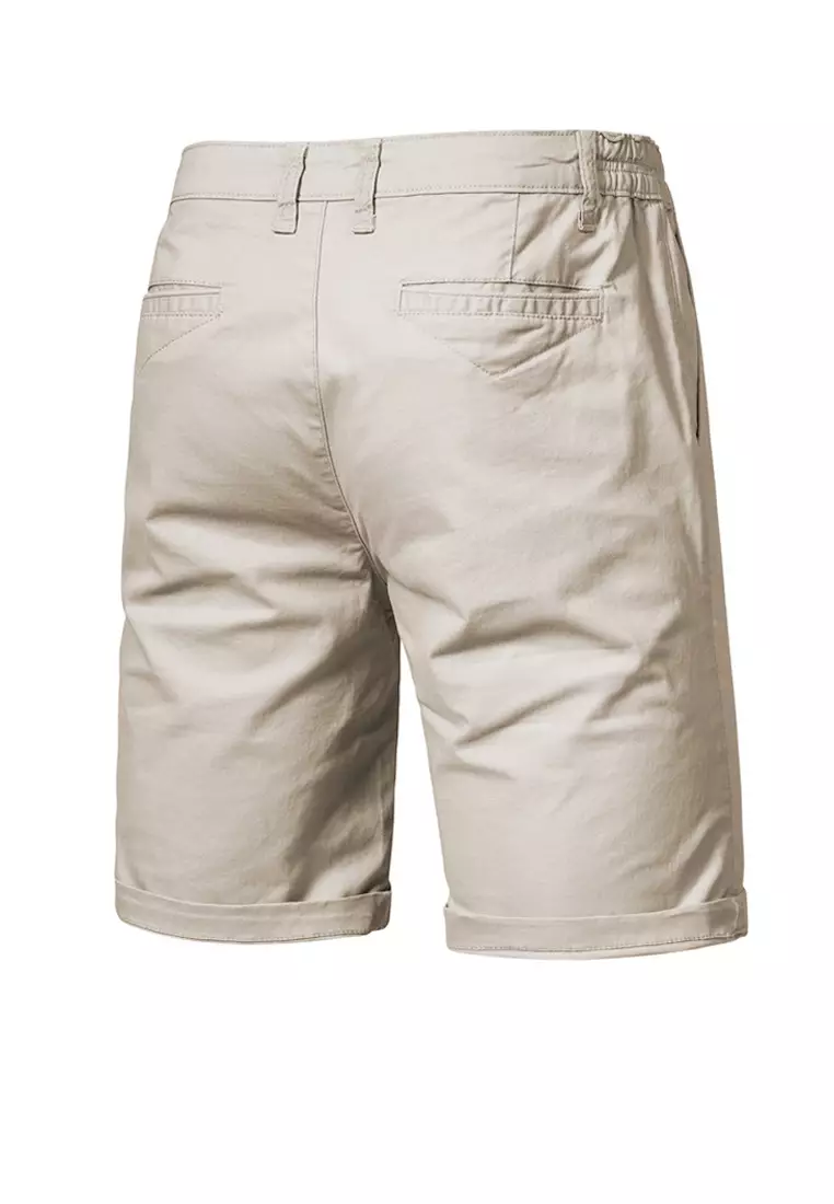 Straight Cropped Shorts AX019