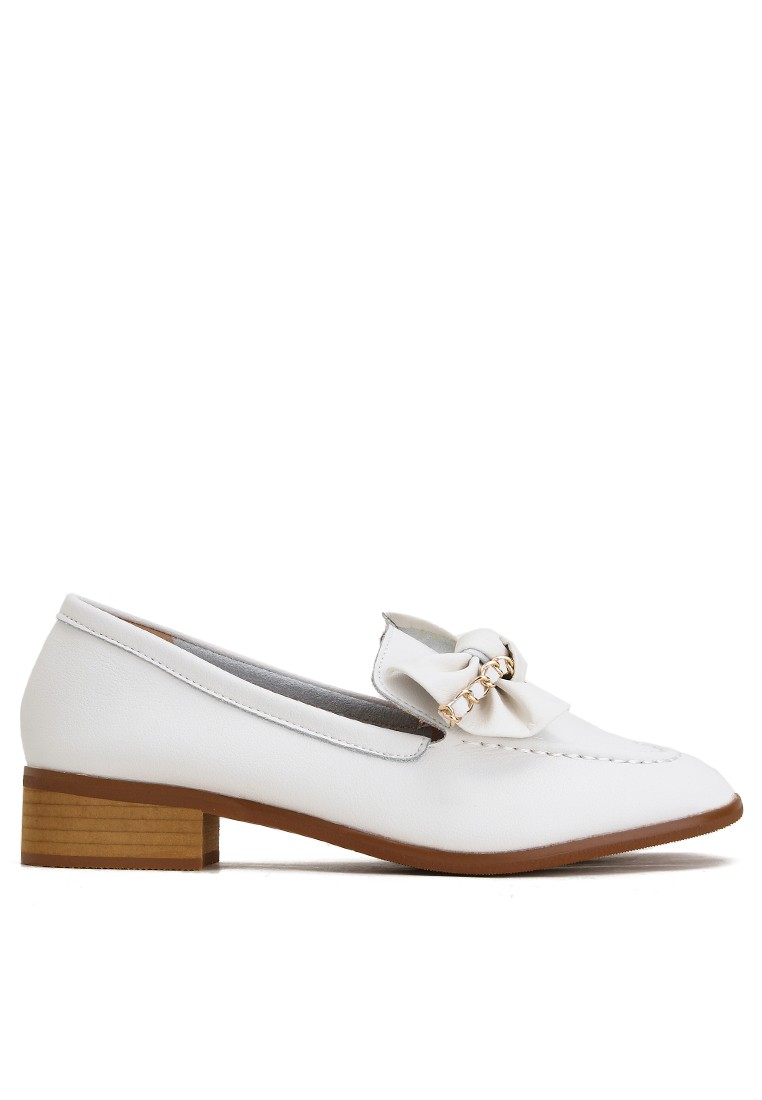 Leather Bowknot Loafers TH118-21