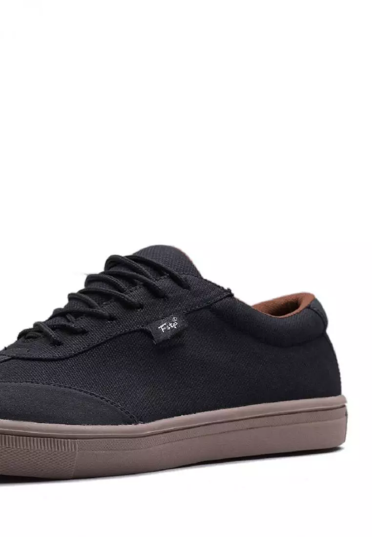 Sepatu Sneakers Pria Footstep Footwear - Atom Black