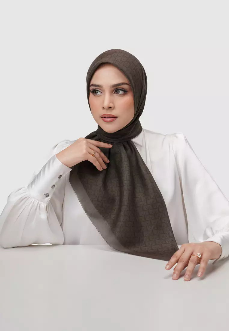 Bimu Twill Square - Coffee Bean
