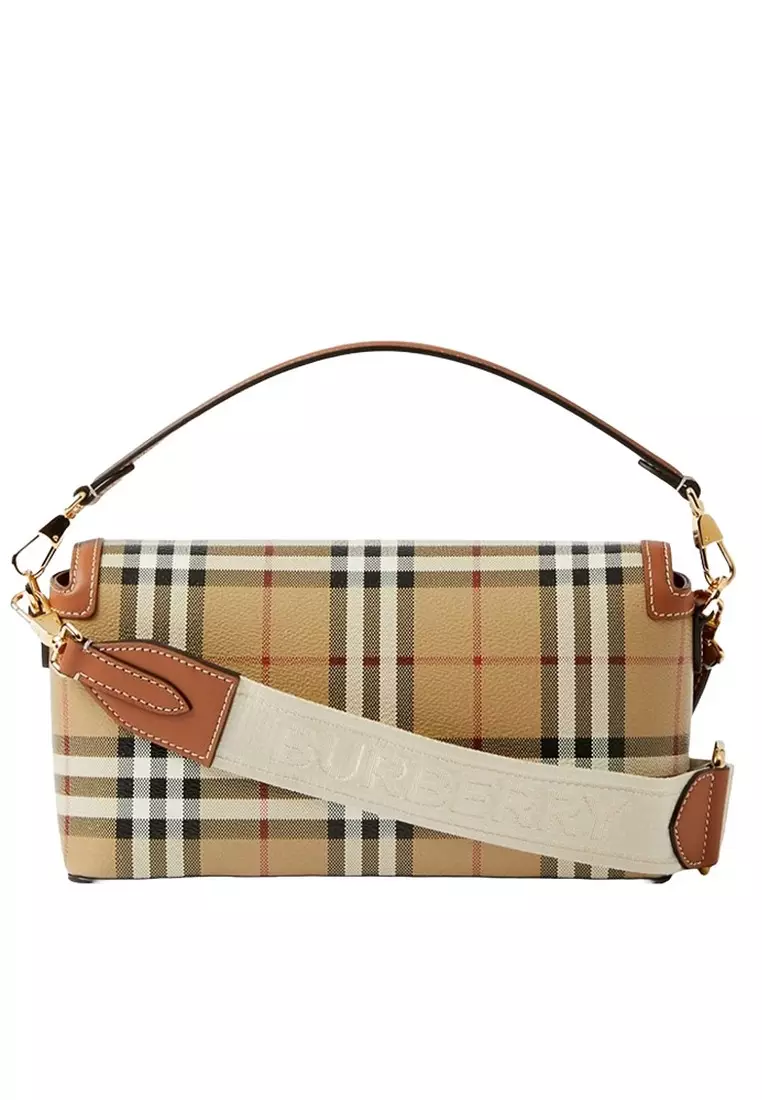 Top Handle Note Crossbody Bag in Briar Brown