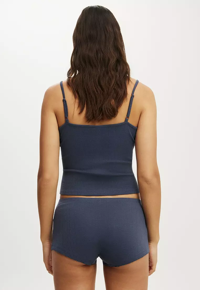 Dreamy Soft Pointelle Micro Shorts