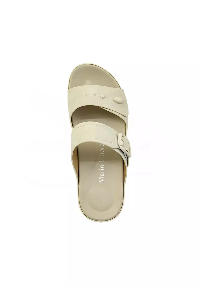 Women's Flat Sandals LY 28551 - Bone C86