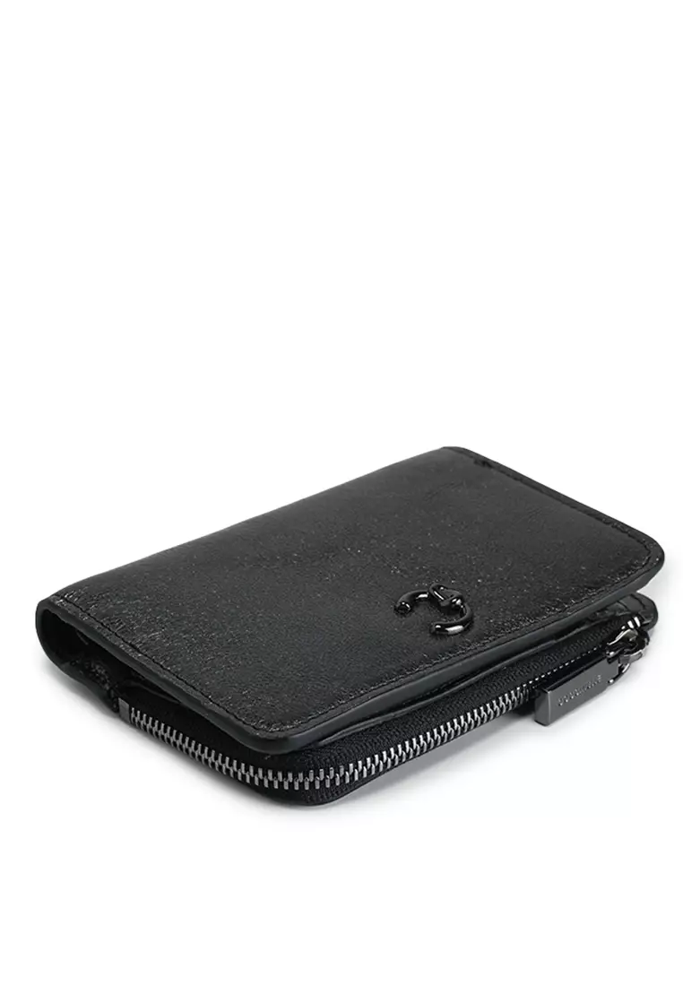 Smooth Leather Zip Wallet