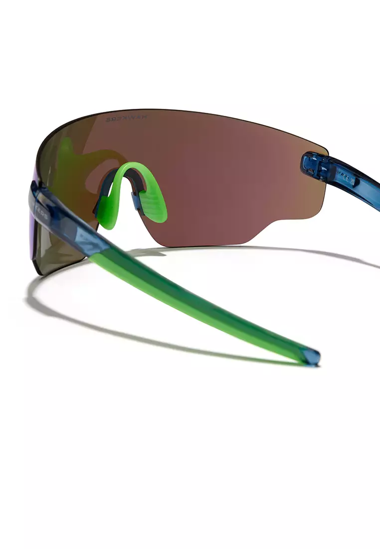 HAWKERS Blue Sky Speed Sunglasses For Men And Women, Unisex. Official Product Made In Italy