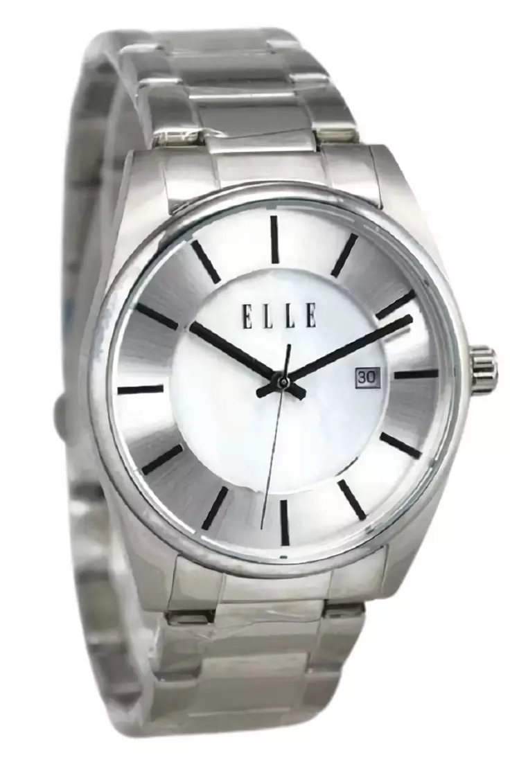 Elle - Jam Tangan Fashion Pria - Silver - Stainless Steel - EL20327B01M
