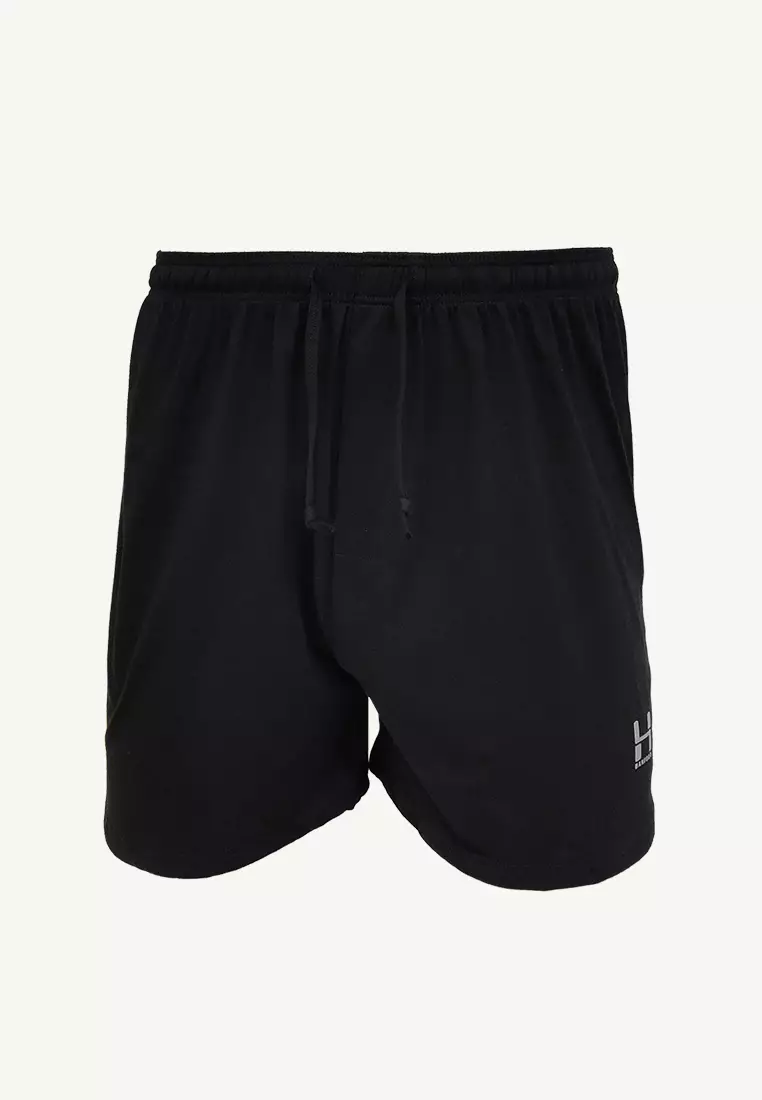 Premium Cotton Drawstring Boxer Shorts Blaze - Black (Single Pack)