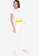 ck Calvin Klein white Angular Loop Back Cotton Terry Slim Joggers - Elastic Logo EF56AAA214C87AGS_4