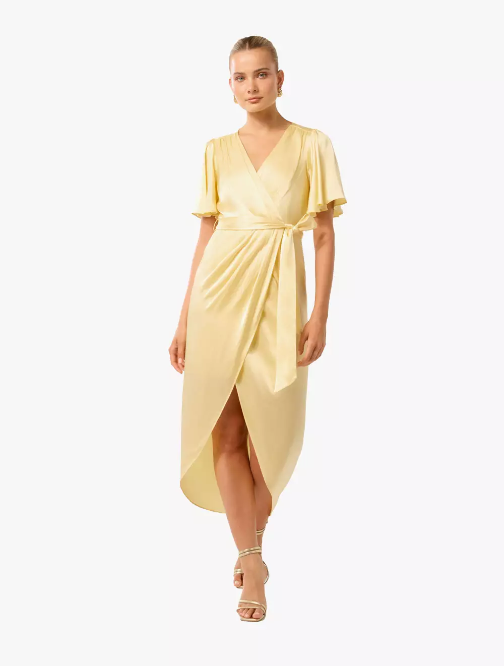 Carolina Satin Midi Dress